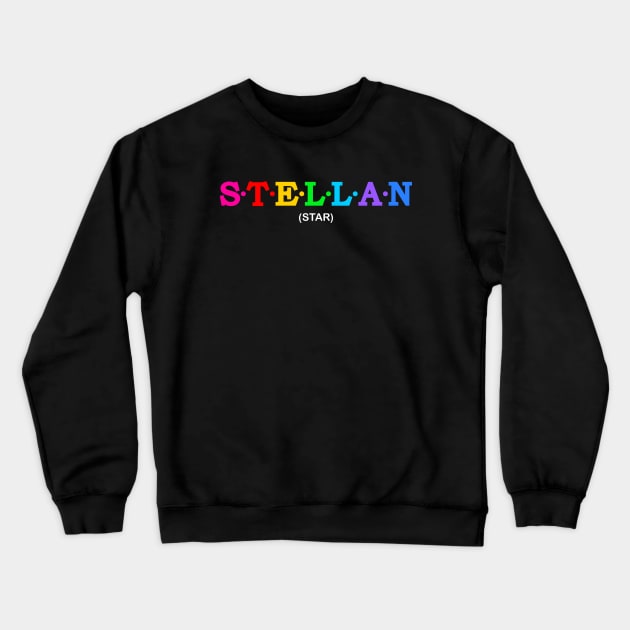 Stellan - Star. Crewneck Sweatshirt by Koolstudio